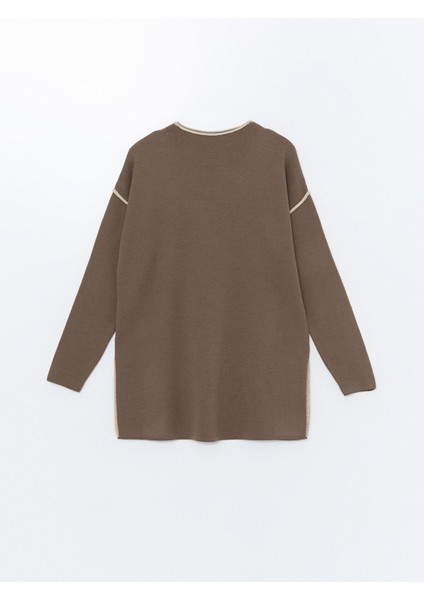 Yeni Sezon Dik Yaka Kadın Triko Kazak indirimleri