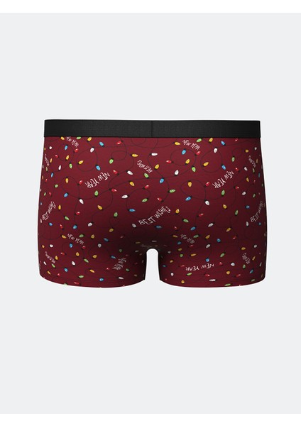 Yeni Sezon Yılbaşı Temalı Pamuklu Esnek Erkek Boxer fiyatları