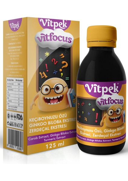 Vitfocus Ginkgo Biloba Ekstresi, Zerdeçal Ekstresi fırsatları