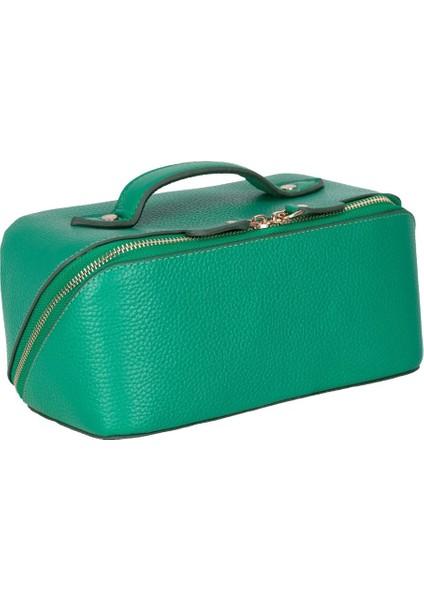 Ella Kadın Seyahat Kozmetik Bakım Makyaj Çantası Organizer Yeşil