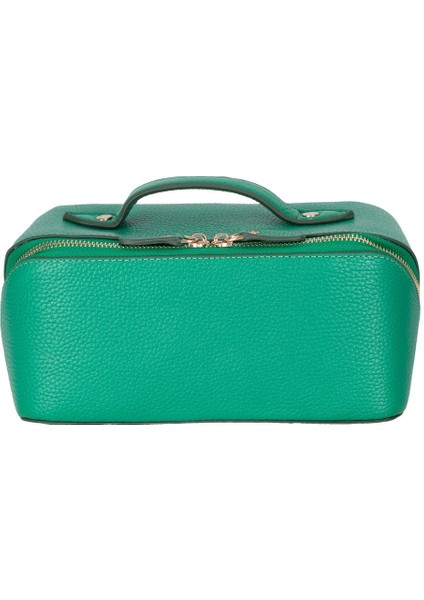 Ella Kadın Seyahat Kozmetik Bakım Makyaj Çantası Organizer Yeşil fırsatları