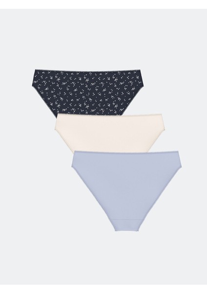 Yeni Sezon Baskılı Bikini Külot 3'lü fiyatları