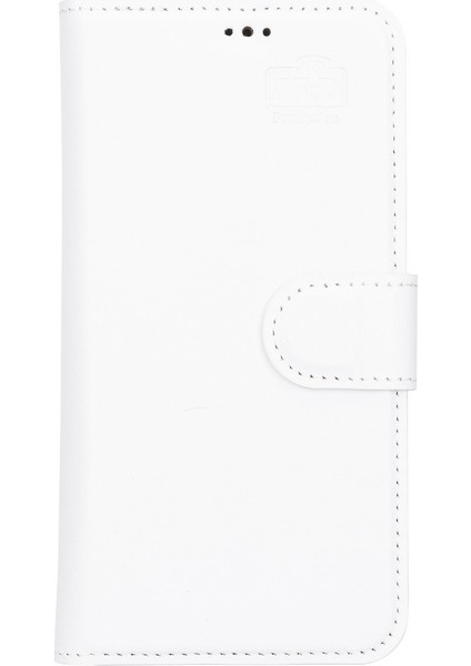 Apple iPhone 13 Uyumlu Deri Cüzdanlı Kılıf F3 Beyaz fırsatları