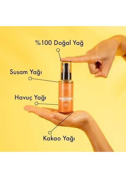 Polente Natural - Bronzing Body Oil- Bronzlaştırıcı Vücut Yağı (100 Ml)