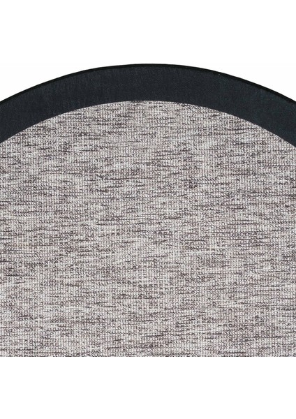 Pratico Gri Yuvarlak Mutfak Halısı Sisal Görünümlü Kaymaz Taban Makinede Yıkanan Dijital Baskı Halı modelleri