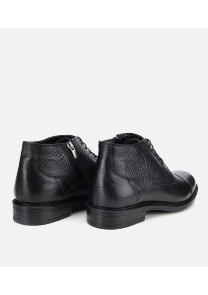 02BOH284790A100 ERKEK Deri Siyah Yumuşak Dokulu Klasik Bot fırsatları