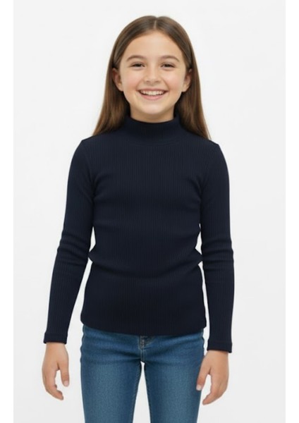 Kız/erkek Çocuk Bluz Balıkçı Yaka Fitilli