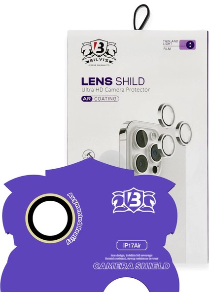 Apple Iphone 17 Air Bilvis Titan Kamera Lens - Gold