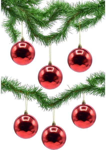 6 cm Parlak Kırmızı