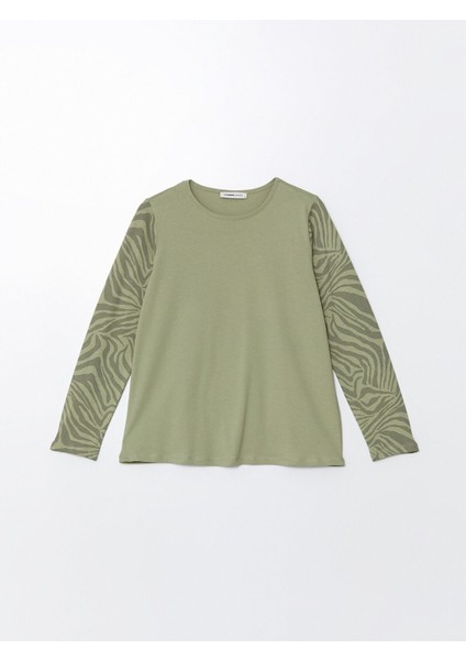 Yeni Sezon Bisiklet Yaka Desenli Kadın Tişört indirimleri