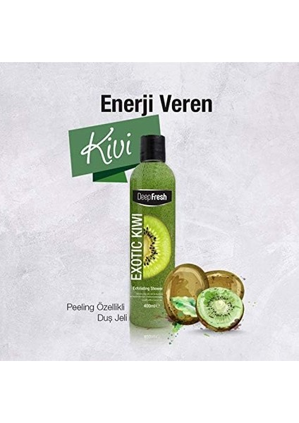 Deep Fresh Peeling Etkili Arındırıcı Duş Jeli 400 ml (Kivi) modelleri