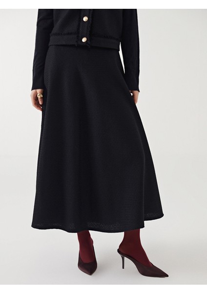 Yeni Sezon Loose Fit Dokulu Kadın Etek fiyatları