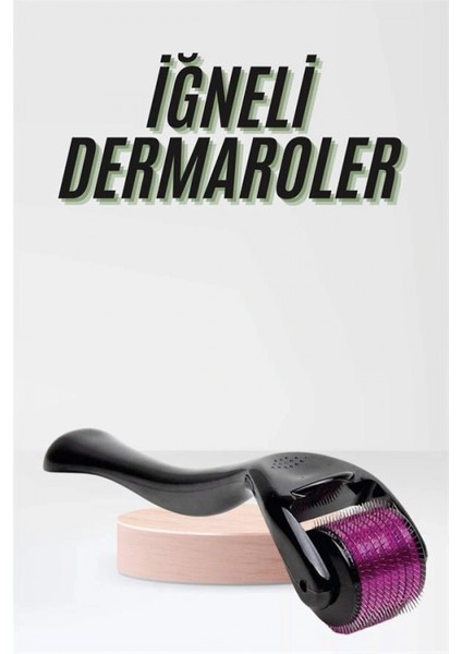 Ieg® Saç Çıkarma Tarağı Dermaroller 540 Iğneli Roller 1 mm Iğne Cilt Yüz Yenileme Bakım Seti fiyatları
