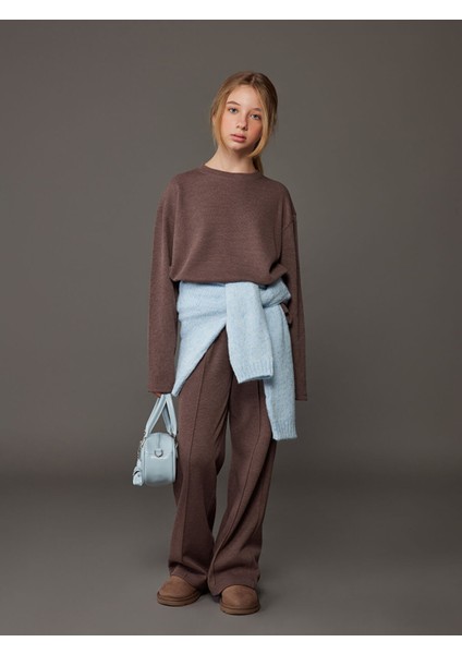 Yeni Sezon Bisiklet Yaka Kız Çocuk Sweatshirt fiyatları