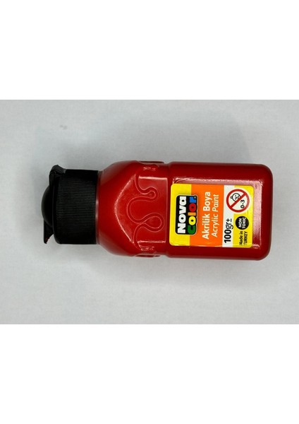 Colar Akrilik Boya 100 gr (Siyah, Mavi, Kırmızı, Yeşil, Sarı, Beyaz) modelleri