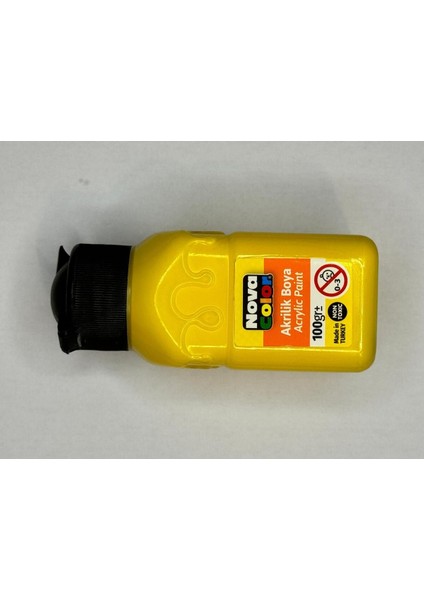 Colar Akrilik Boya 100 gr (Siyah, Mavi, Kırmızı, Yeşil, Sarı, Beyaz)