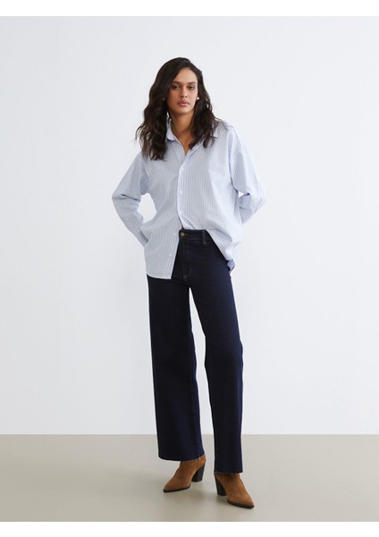 Yeni Sezon Wideleg Kadın Jean Pantolon