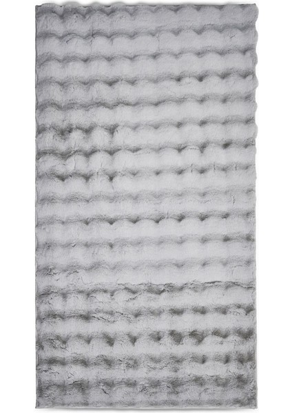 Molecule Gri - Yıkanabilir Peluş Halı | Kaymaz Post Halı fırsatları