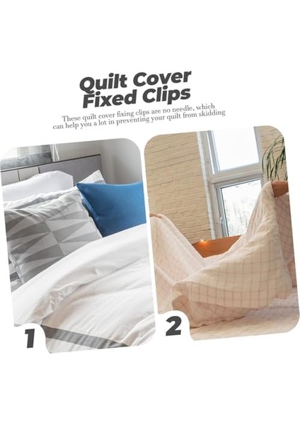 Yorgan Klipsi Seti | Iğnesiz Nevresim Sabitleyici Klips | Battaniye, Çarşaf, Yatak Örtüsü Kaydırmaz Klips | Çok Amaçlı U Şekilli Yorgan Tutturucu | Kaymaz, Kumaşa Zarar Vermez Yeşil fiyatları