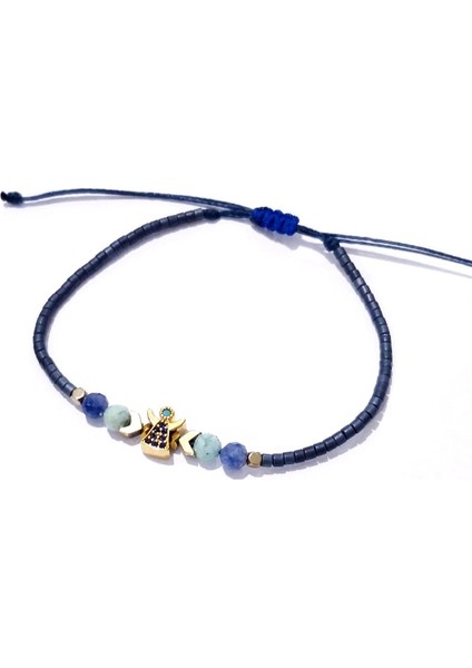 Zirkon Taşlı Melek Sodalit Amazonit ve Hematit Doğaltaşlı Miyuki Bileklik fiyatları