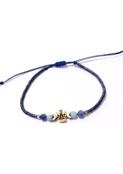 Zirkon Taşlı Melek Sodalit Amazonit ve Hematit Doğaltaşlı Miyuki Bileklik modelleri