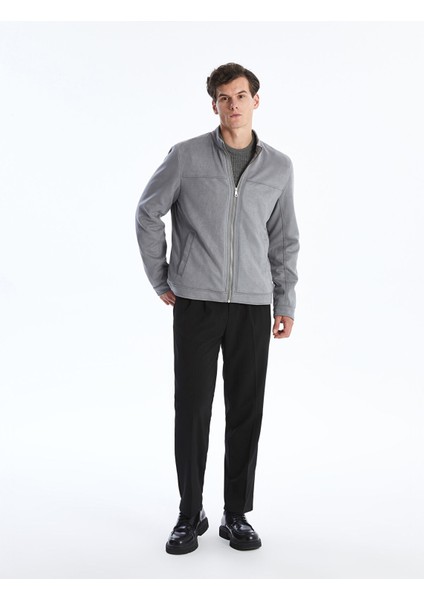 Yeni Sezon Slim Fit Dik Yaka Süet Erkek Mont fiyatları