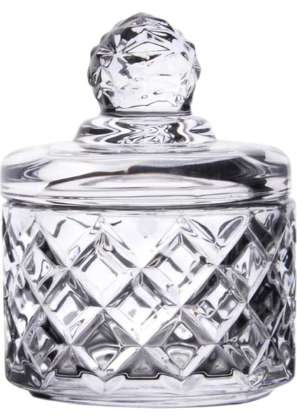 Lüx Mini Cam Şekerlik & Cam, Kesme Cam Lüx Şekerlik 7.5cm*9.2cm - 06641