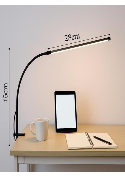 Katlanabilir LED Akrobat Masa Lambası Okuma & Çalışma Işığı, Masa Tutuculu indirimleri
