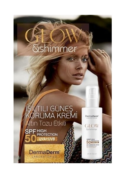 Napure Dermaderm Glow Simli Güneş Kremi Spf 50 modelleri
