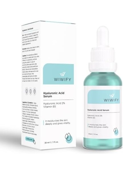 Wıwıfy Yoğun Nemlendirici Bakım Serumu (Hyaluronic Acid 2% B5) Tüm Cilt Tipleri Için Hyaluronıc Asıd Serum modelleri