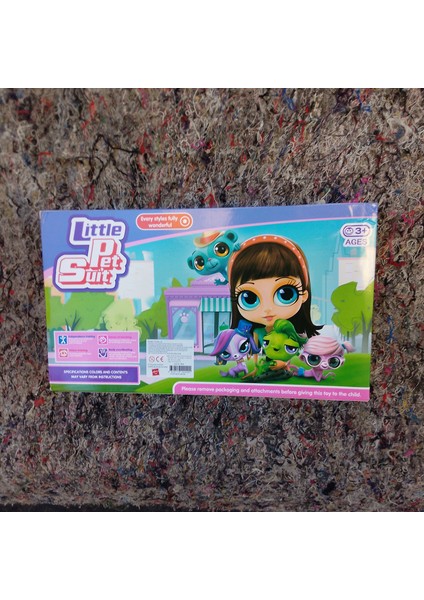 Little Pet Suit Neşeli Minişler 8'li Ailesi Pet Star Miniş Koleksiyonu Oyuncak Figür