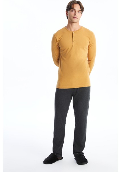 Yeni Sezon Standart Kalıp Erkek Pijama Takımı