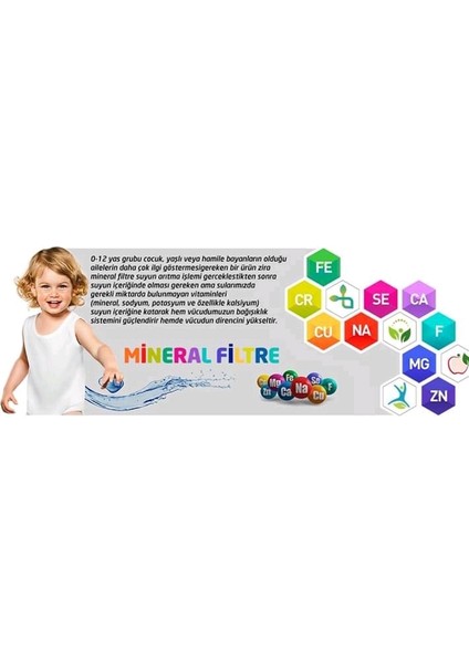 6-7-8 Aşamalı Filtre Seti +Alkalin+Mineral+Detox modelleri