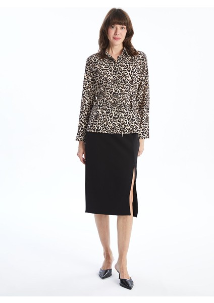 Yeni Sezon Leopar Desenli Kadın Gömlek fiyatları