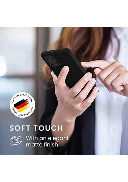 A23 Uyumlu Içi Kadife Lansman Silicone Kılıf Şok Emici Full Kasa Koruma Sağlayan Kılıf (Siyah) fiyatları