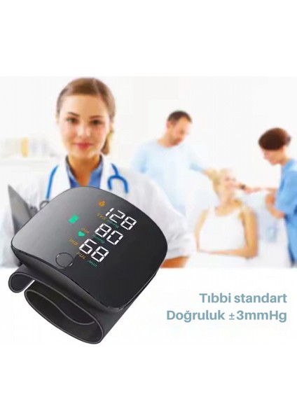 Dijital Bilekten Tansiyon Aleti – Otomatik Ölçüm, Renkli LCD Ekran, Taşınabilir ve Kolay Kullanım indirimleri