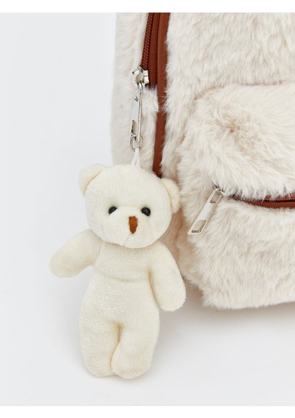 Yeni Sezon Ayı Teddy Nakışlı Pelüş Kız Çocuk Sırt Çantası modelleri