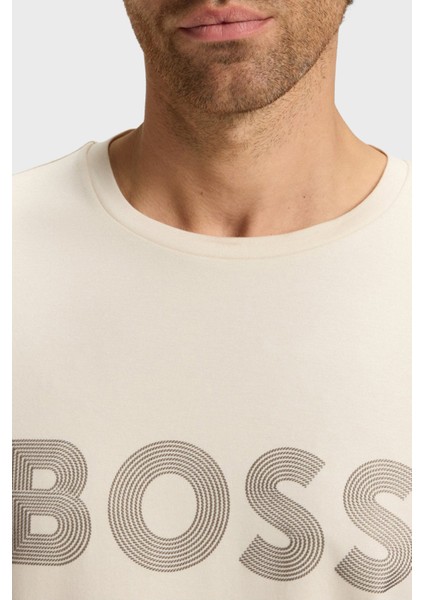 Logolu Pamuklu Regular Fit Bisiklet Yaka T Shirt Erkek T Shirt 50543796 131 fırsatları