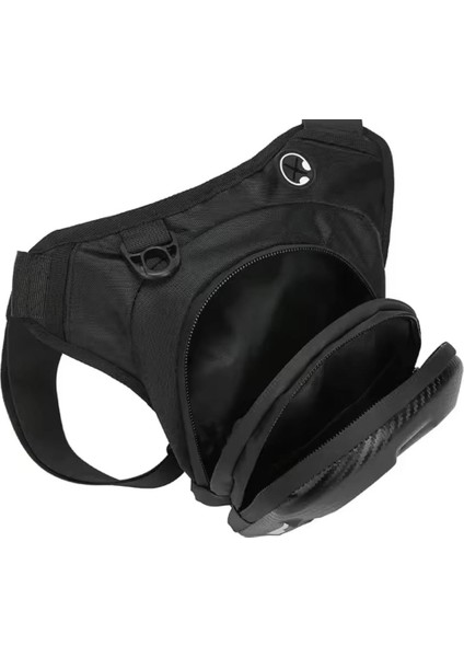 Unısex Ayarlanabilir Askılı Kulaklık Şarj Kablo Çıkışlı Motorcu Omuz Bel Bacak Çantası NEW367 fırsatları