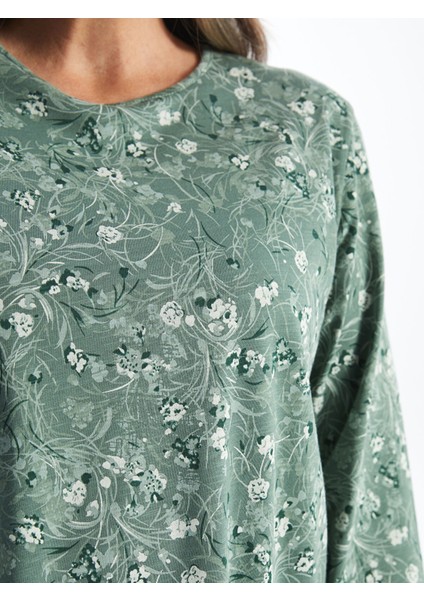 Yeni Sezon Bisiklet Yaka Desenli Kadın Bluz modelleri