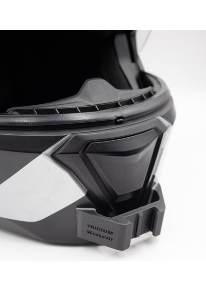 Hjc I91 Kask Için (Kask Hariç ) Aksiyon Kamerası Kask Çene Bağlantı Aparatı Chin Mount