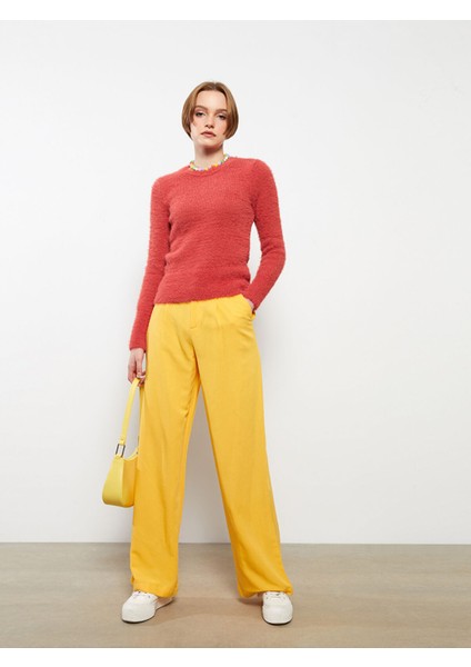 Yeni Sezon Bisiklet Yaka Düz Uzun Kollu Kadın Triko Kazak fiyatları