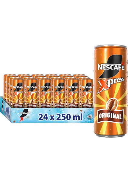 Nescafe Nescafe Orjinal Xpress Soğuk Içecek 250 ml 24 Adet