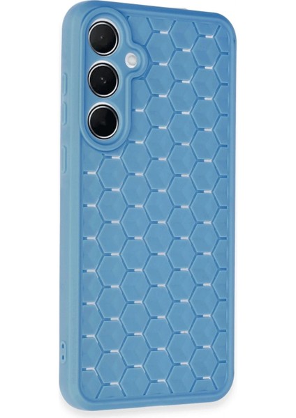 Ieg Samsung Galaxy A55 5g Kılıf Petek Silikon Kapak - Mavi fiyatları