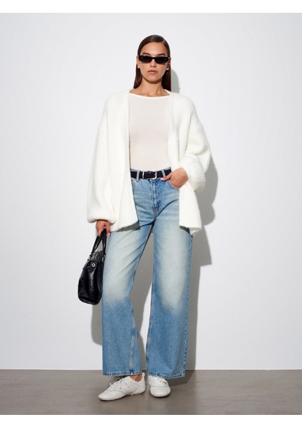 32325 Kayık Yaka Uzun Kollu Top-Ekru modelleri