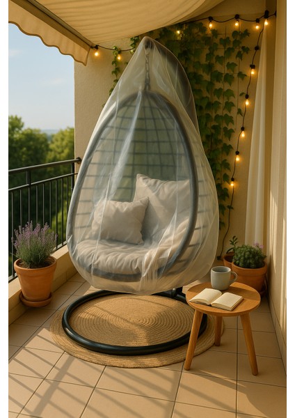 Kalın Naylon Toz Kir Önleyici Koruma Poşeti Kafes Salıncak Bahçe Salıncağı Armut Salıncak Naylonu