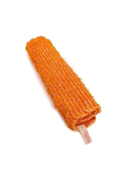 Let&apos;scrub Süper Esnek Turuncu Banyo Lifi Tüm Cilt Tiplerine Uygun Duş Lifi Unisex 20X30 cm