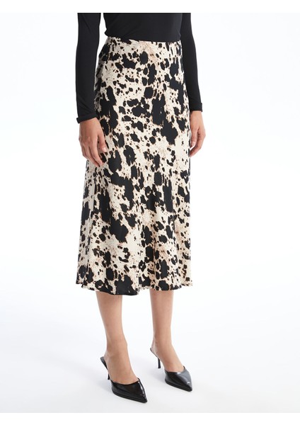 Yeni Sezon Standart Fit Desenli Kadın Etek fiyatları