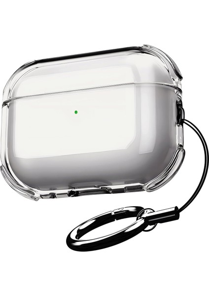 4. Nesil Için Ultra Şeffaf Silikon Kılıf Darbe Emici Köşeler ile Mükemmel Koruma ve Yüksek Kaliteli Taşıma Karabinalı (Gri Şeffaf, 4)