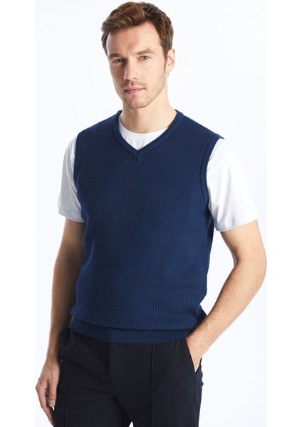 Yeni Sezon Standart Kalıp V Yaka Erkek Triko Süveter fiyatları